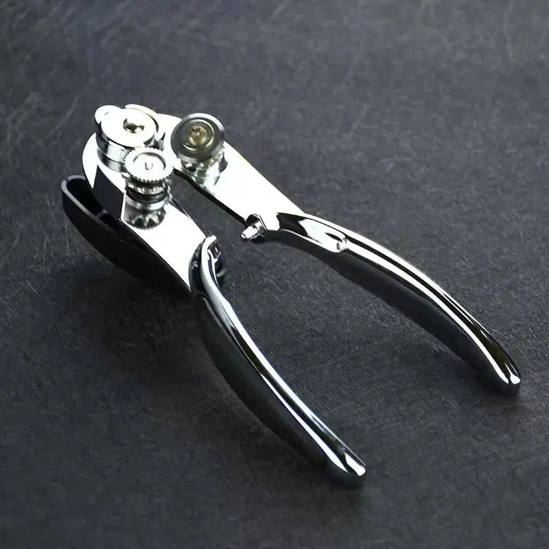 Home Product Manual Handheld Can Opener Anti-slip with Large Turn Knob Heavy Duty Bottle Openers Kitchen Gadgets Good Vibrations