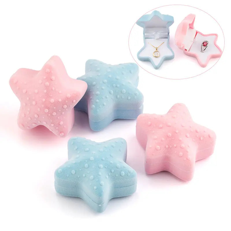 1 Piece Lovely Velvet Jewelry Box Container Wedding Ring Box for Earrings Necklace Bracelet Display Gift Box Holder 16 styles Good Vibrations