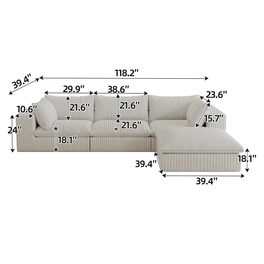 JIYI Modern High-Density Sponge Fabric Sofa Bed Boneless Compressed Vacuum Made in China Living Room Furniture Set Good Vibrations
