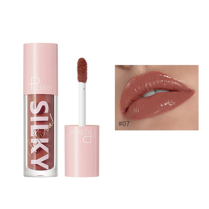Wholesale Makeup 16 Colors Mirror Water Gloss Lip Gloss Moisturizing Lasting Vegan High Shine Lipgloss Private Label Cosmetics Good Vibrations