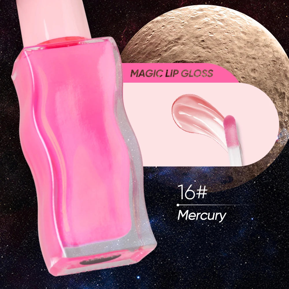 Wholesale Glossy Lip Gloss with Glitter Mineral-Infused Private Label Beauty Makeup Cream Liquid in Box Packaging Good Vibrations