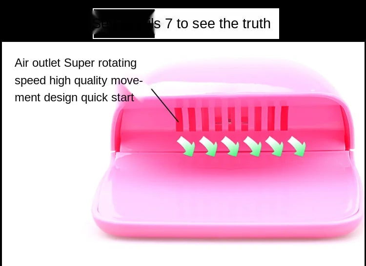 Mini Nail Dryer Touch Type Nail Polish Air Dryer Nail Polish Glue Fan USB Plug Good Vibrations