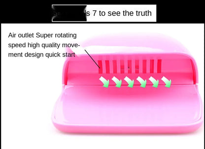 Mini Nail Dryer Touch Type Nail Polish Air Dryer Nail Polish Glue Fan USB Plug Good Vibrations