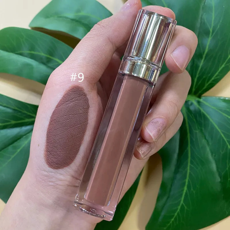 Hot Selling Liquid Matte Lipstick Private Label Waterproof Makeup Lip Gloss  Lipgloss for Women Good Vibrations