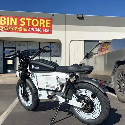 Retro Cruise Black Warrior 2025 Usa Stock Free Trial Ride 1500 City Fatbike Electric Bicycle Off Road Retro Electric Bike Good Vibrations