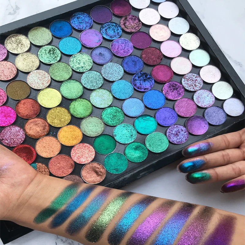 Eye Shadow Private Label Eyeshadow Low MOQ Duochrome Multichrome Good Vibrations