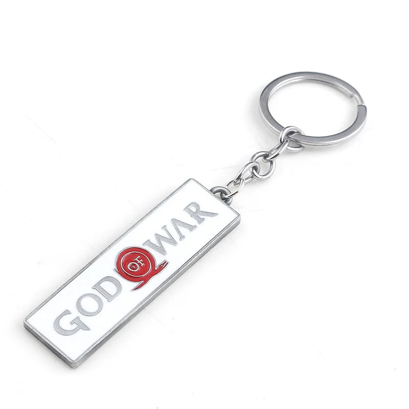 New God of War 4 Kratos Sword Keychain Pendant Keyring Jewelry Men And Women Car key chain Accessories Good Vibrations
