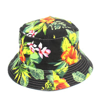 22 Colors Printed Bucket Hat Unisex Ins Trend Flat Top Outdoor Fisherman Hats Men Sunshade Caps Summer Travel Sun Cap Wholesale Good Vibrations