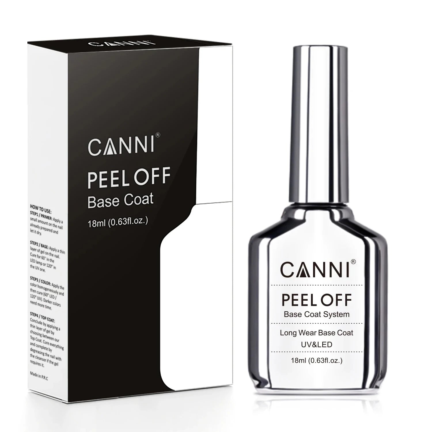 CANNI 18ml Bright Shiny Long Wear Diamond Topcoat Gel Polish Led Uv Gel Wholesale Nail Supply No Clean Topcoat Nail Gel Polish Good Vibrations