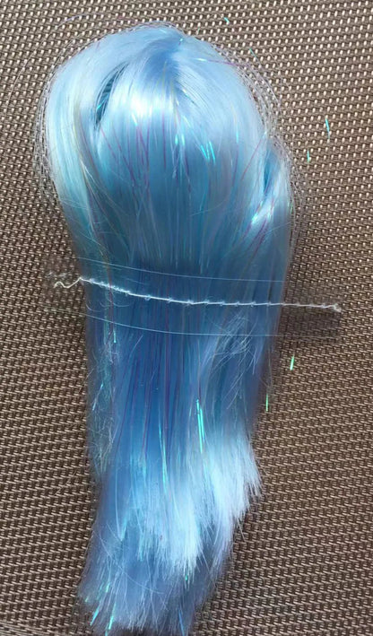 Small Wig For Doll Toy Head Princess Doll Head Candy Color DIY Toy Wig Gold Purple Pink Green Black 1/6 Wig LOLS Dolls Wig Good Vibrations