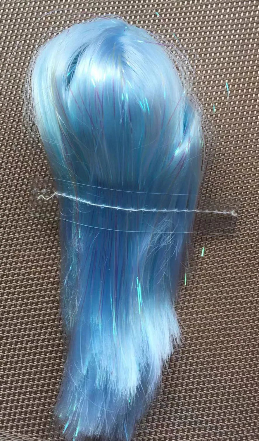 Small Wig For Doll Toy Head Princess Doll Head Candy Color DIY Toy Wig Gold Purple Pink Green Black 1/6 Wig LOLS Dolls Wig Good Vibrations