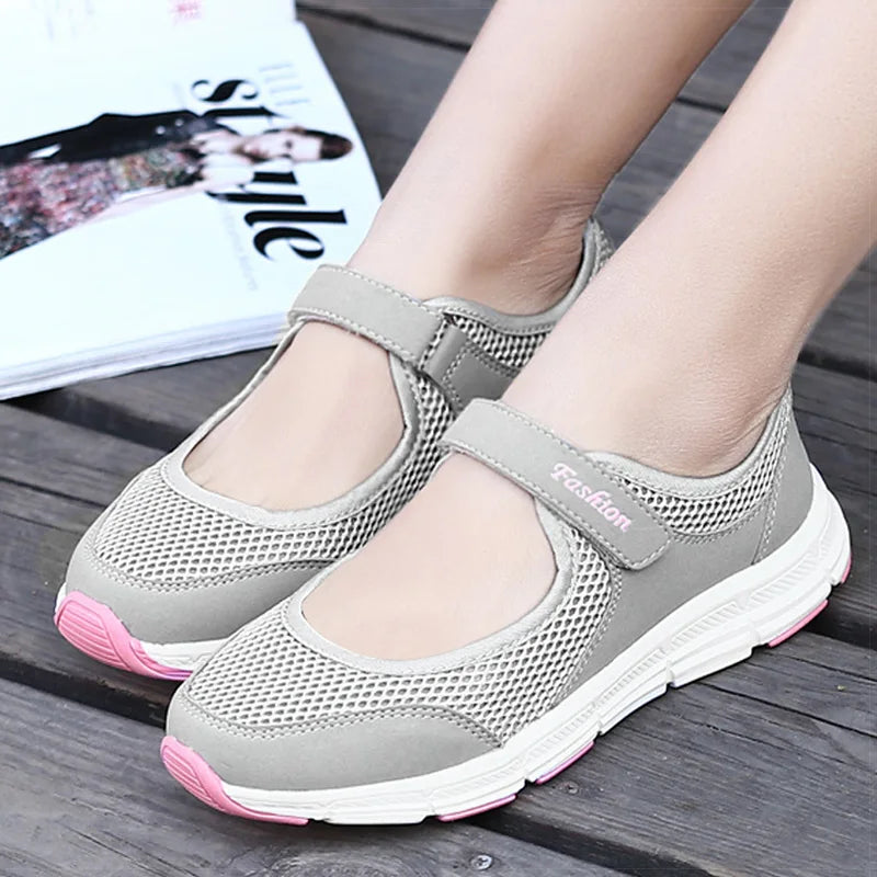 Women Shoes Breathable Vulcanized Shoes White Zapatillas Mujer Super Light Women Casual Shoes Sneakers Woman Footwear Women Flat Good Vibrations