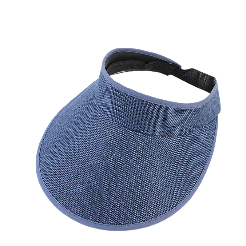Sun Visors For Women Faux Linen Fashion Hats For Women Sports Visor Women hats Good Vibrations