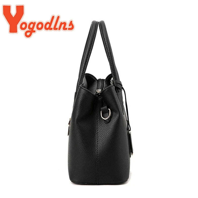 Famous Designer Brand Bags Women Leather Handbags New  Luxury Ladies Hand Bags Purse Fashion Shoulder Bags Good Vibrations