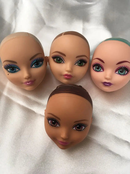 Monstering High Doll Toy Head No Hair Doll  Heads DIY Plants Hair Head Doll Bald Heads Original Rare Collection Head Toys Good Vibrations