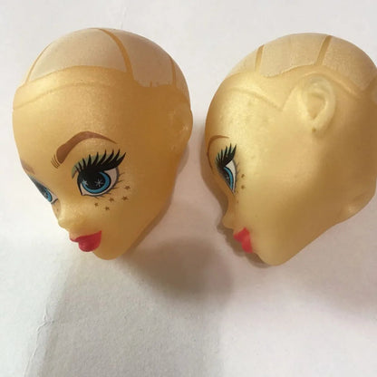 Monstering High Doll Toy Head No Hair Doll  Heads DIY Plants Hair Head Doll Bald Heads Original Rare Collection Head Toys Good Vibrations