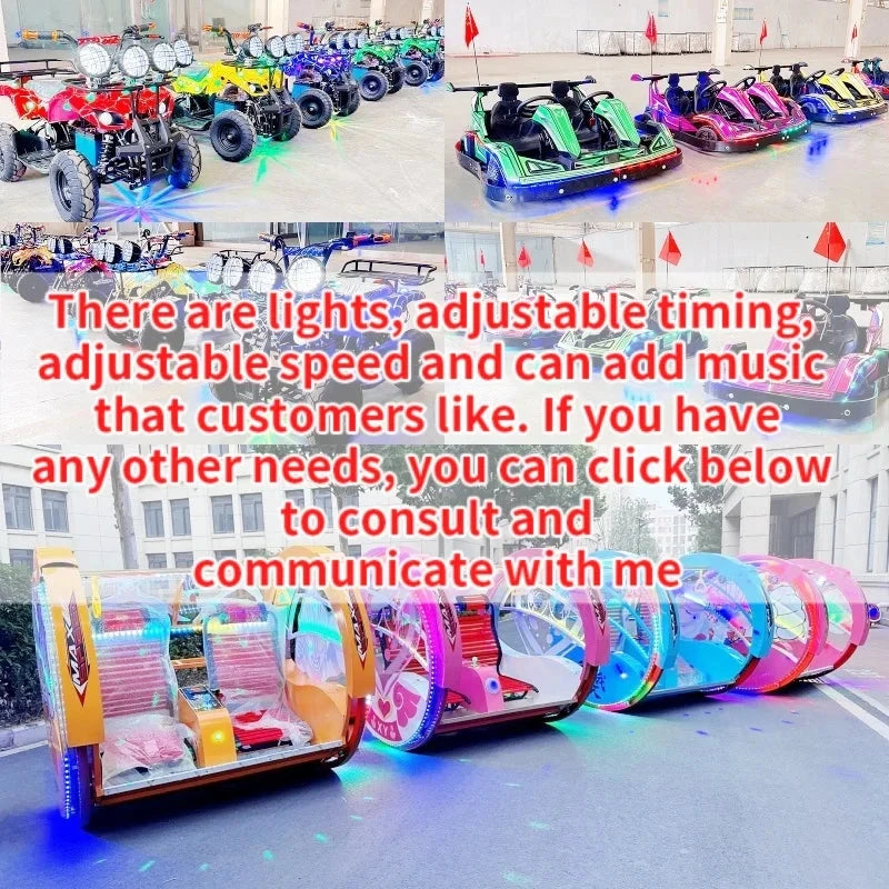 Outdoor Adventure Drifting Kart Walking Ride on Car for Adult and Teenager Theme Park Entertainment Adult Go Karts Facility Good Vibrations