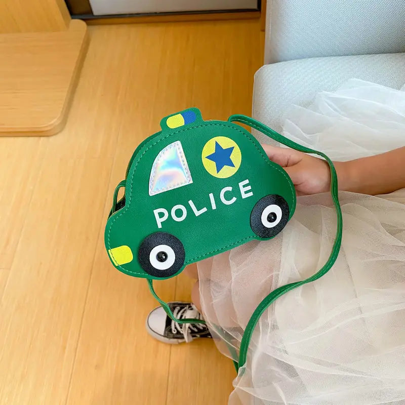 Cute Children's Crossbody Bags Cartoon Car Coin Purse for Kids Baby Mini Shoulder Messenger Bag Boys Girls Accessories Handbags Good Vibrations