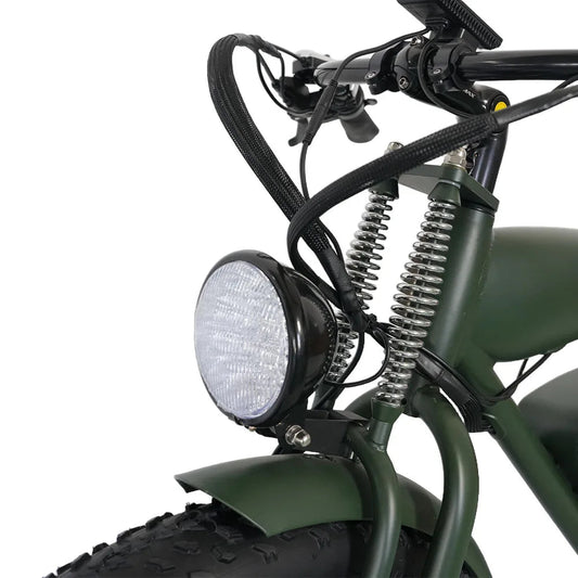US in Stock Fast Electric Bike Lithium Battery Alloy Frame 7speed Gear Fat Tire Electric Dirt Bike Good Vibrations