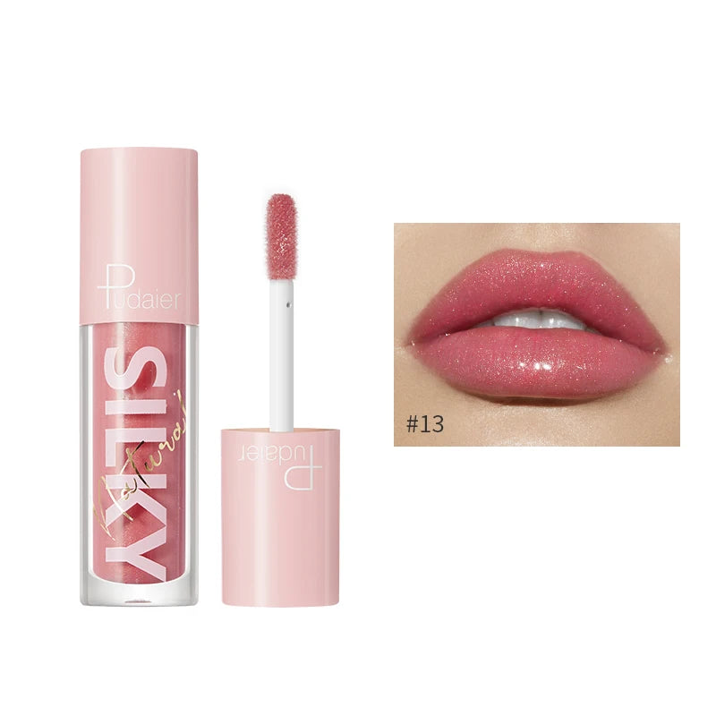 Wholesale Makeup 16 Colors Mirror Water Gloss Lip Gloss Moisturizing Lasting Vegan High Shine Lipgloss Private Label Cosmetics Good Vibrations