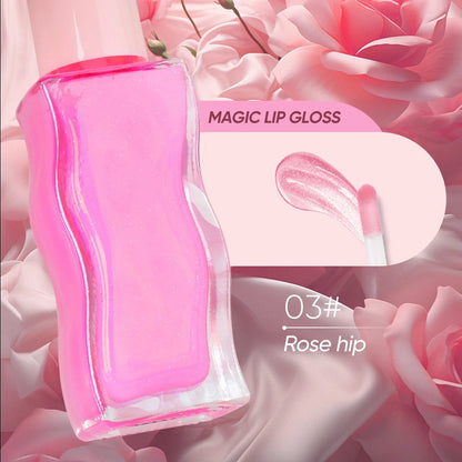 Wholesale Glossy Lip Gloss with Glitter Mineral-Infused Private Label Beauty Makeup Cream Liquid in Box Packaging Good Vibrations