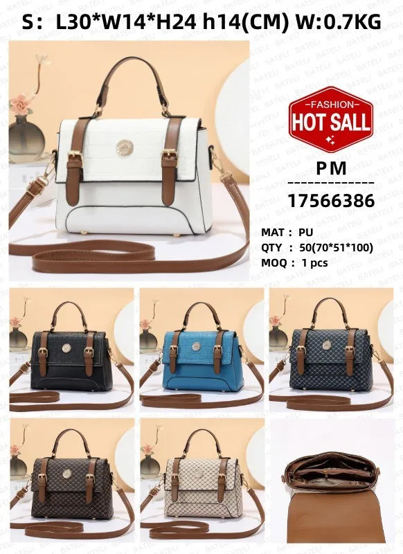 New Academic Style Leisure Time Soft Leather Fashion Trend Luxury Handbags Shoulder Bag Women's Messenger Bags Good Vibrations