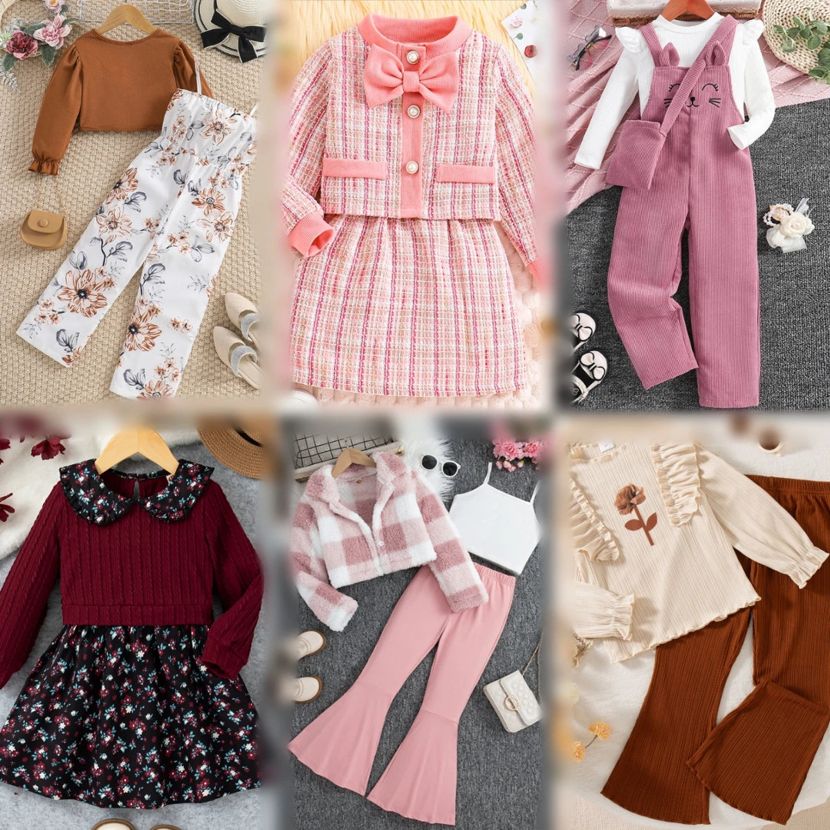 Wholesale Mixed Age Kids Clothing Sets Clearance Fashion Children's Clothing Stock Good Vibrations