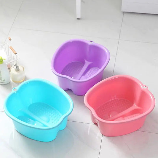 Plastic Large Foot Bath Spa Tub Basin Bucket for Soaking Feet Detox Pedicure Massage Portable 4 Colors Good Vibrations Adult Super Store