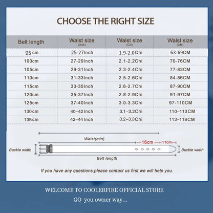 Fashion Women Leather Belts High Quality Gold Buckle Best Matching Dress Jeans Belts for Lady LB2146 Good Vibrations