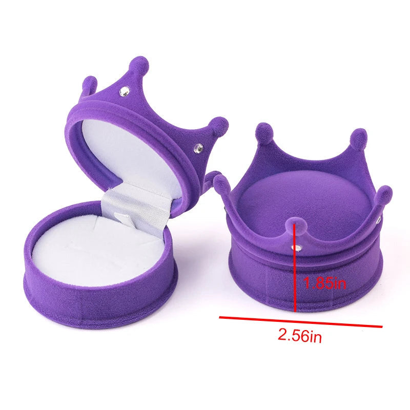 1 Piece Lovely Velvet Jewelry Box Container Wedding Ring Box for Earrings Necklace Bracelet Display Gift Box Holder 16 styles Good Vibrations