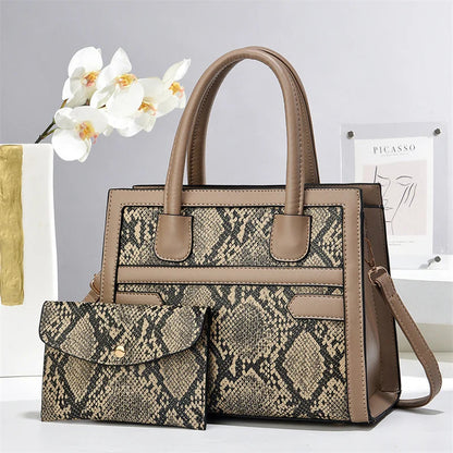 2024 Retro Contrasting Print Casual Tote Handbags Women's Zipper Closure Shopping Shoulder Bag Wholesale Good Vibrations