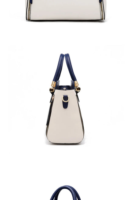 Women's bag 2025 new fashion women's bags hit color hand-held  bag Europeand the United States all-match shoulder messenger bag Good Vibrations