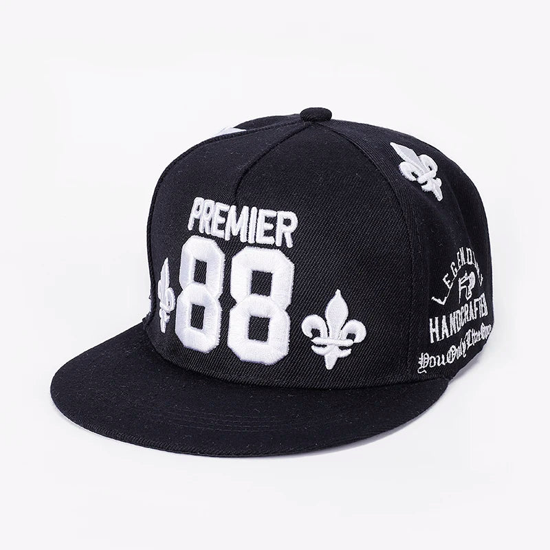 Acrylic Embroidered headwear outdoor casual sun baseball cap for man and women fashion new Hip Hop cap hat Female male Good Vibrations