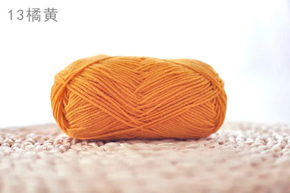 Factory Wholesale Recycled Baby Cotton Yarn 4 Strands of Milk Yarn Bag for Doll Clothes Hand-Knitted High Tenacity for Weaving Good Vibrations
