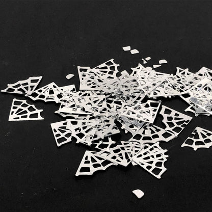 100Pcs/Lot Halloween Spider Web PVC Sequins Holiday Party Decoration Handmade DIY Sewing/Wedding/Coat Hat Accessories Good Vibrations