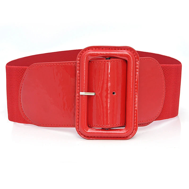 Plus Size Black Stretch Cummerbunds Female Wide Black Corset Belt Big Dress Red Waistband Designer Belts For Women White Good Vibrations