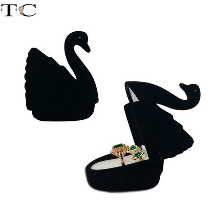 Creative Velvet Jewelry Box Mini Container Ring Box Earrings Rings Storage Box Small Accessories Display Gift Box Good Vibrations