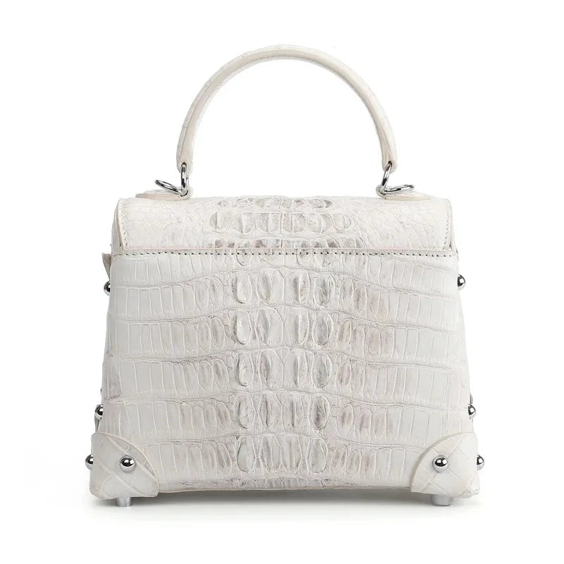 2024 New Design Crocodile Skin Women's Shoulder Bag Genuine Leather Lady Handbag Fashion High Grade Women's Messenger Bag Good Vibrations