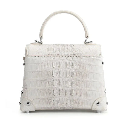 2024 New Design Crocodile Skin Women's Shoulder Bag Genuine Leather Lady Handbag Fashion High Grade Women's Messenger Bag Good Vibrations