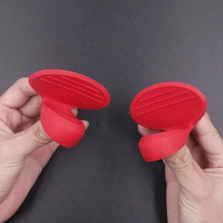 Thickened Heat-resistant Kitchen Gadgets Anti-scald Silicone Gloves Good Vibrations