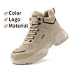 GUYISA Brand Lightweight Safety Shoes Outdoor Sports European Standard Steel Toe Safety Shoes Good Vibrations
