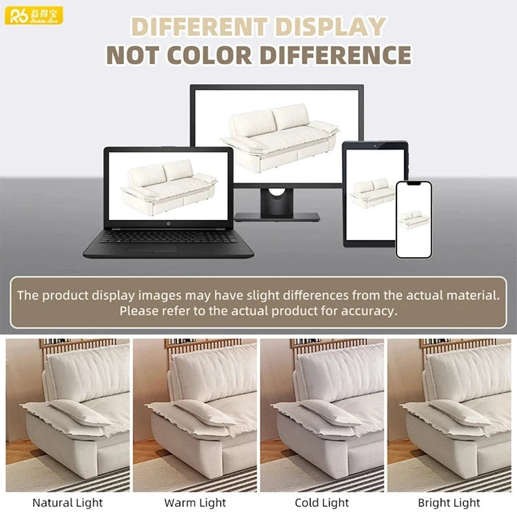 Modern Design USA Free Shipping Fabric Feather Foam 3 in 1 Sofa Bed with Storage Living Room Use Good Vibrations