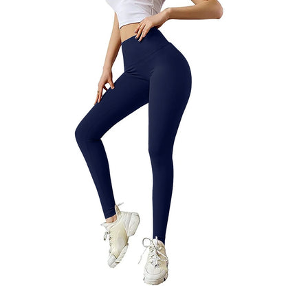 Yoga Pants Women Leggings For Fitness Nylon High Waist Long Pants Women Hip Push UP Tights Women Gym Clothing Pants Women Good Vibrations