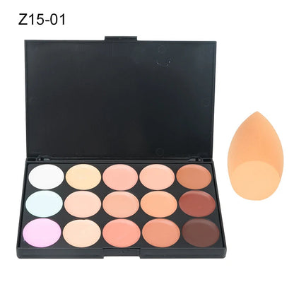 15 Colors Concealer Palettes Foundation Makeup Full Cover Contour Face Cream Base Primer Moisturizer Hide Blemish Good Vibrations