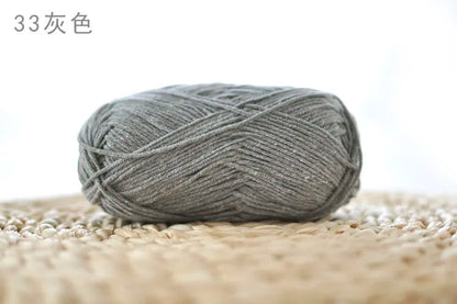 Factory Wholesale Recycled Baby Cotton Yarn 4 Strands of Milk Yarn Bag for Doll Clothes Hand-Knitted High Tenacity for Weaving Good Vibrations