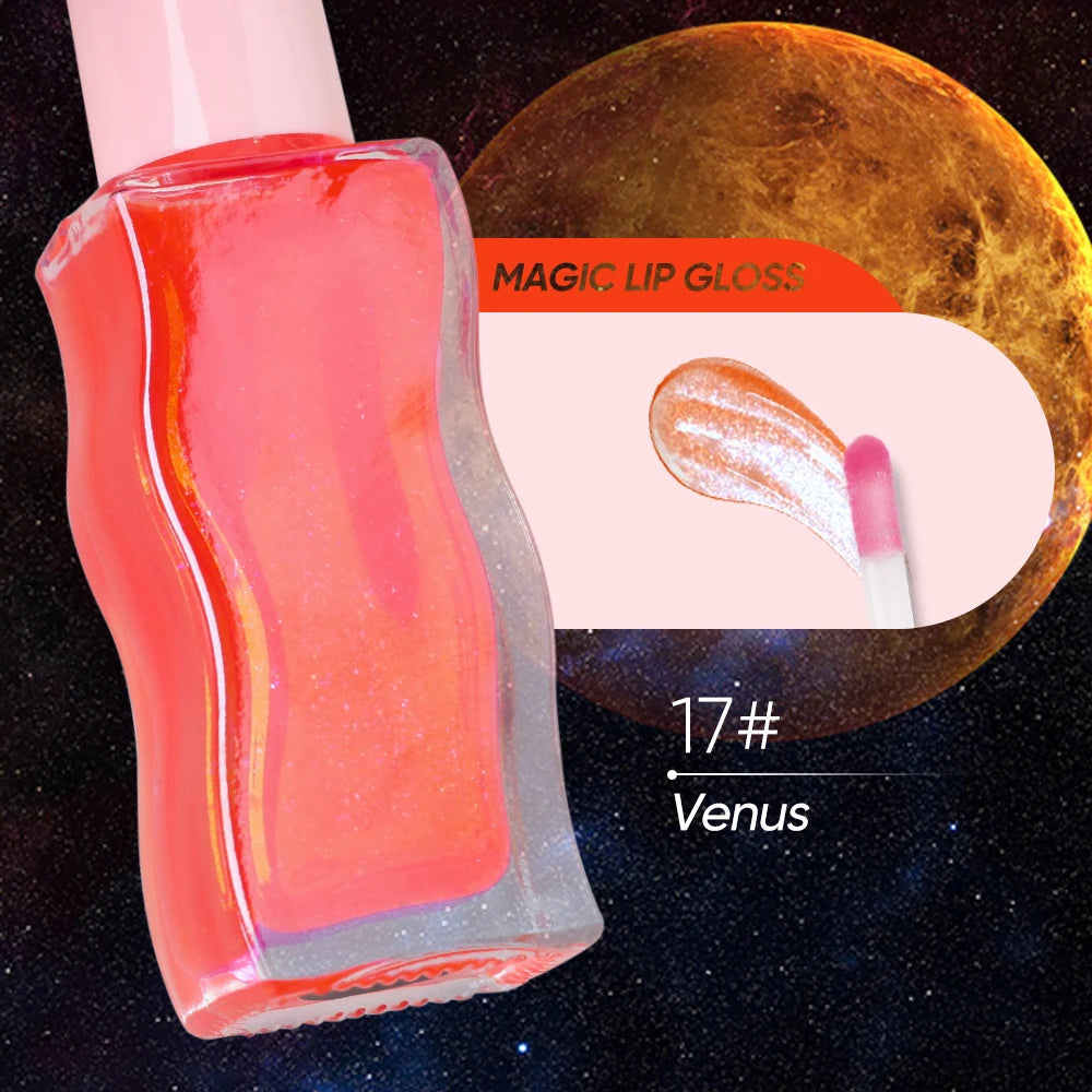 Wholesale Glossy Lip Gloss with Glitter Mineral-Infused Private Label Beauty Makeup Cream Liquid in Box Packaging Good Vibrations