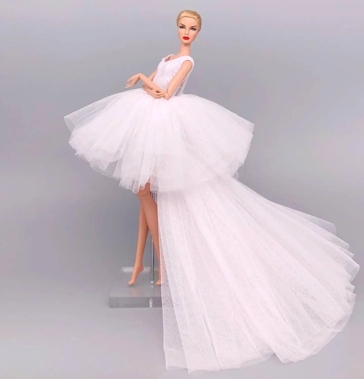 fashion for barbie elegant lady wedding dress for 30cm doll clothes princesa for bjd 1/6 dress long dress accessories Good Vibrations