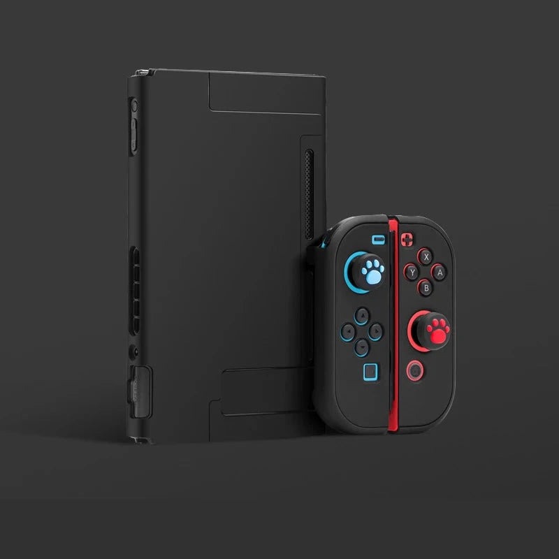 Kawaii Nintend Switch Pink Case Protective Hard Case Shell for Nintendos Switch Console JoyCon Colorful Back Cover Detachable Good Vibrations