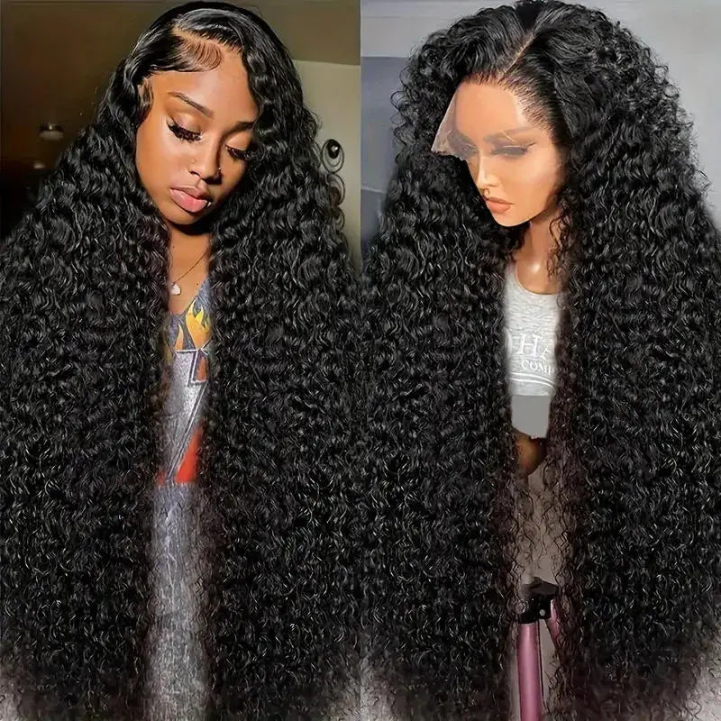 Raw Indian Hair Lace Front Wig,Human Hair Wig for Black Women, HD Lace Frontal Wig Natural Color With Baby Hair for Black Women Good Vibrations