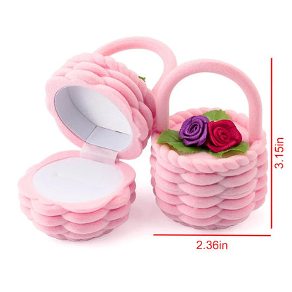 1 Piece Lovely Velvet Jewelry Box Container Wedding Ring Box for Earrings Necklace Bracelet Display Gift Box Holder 16 styles Good Vibrations